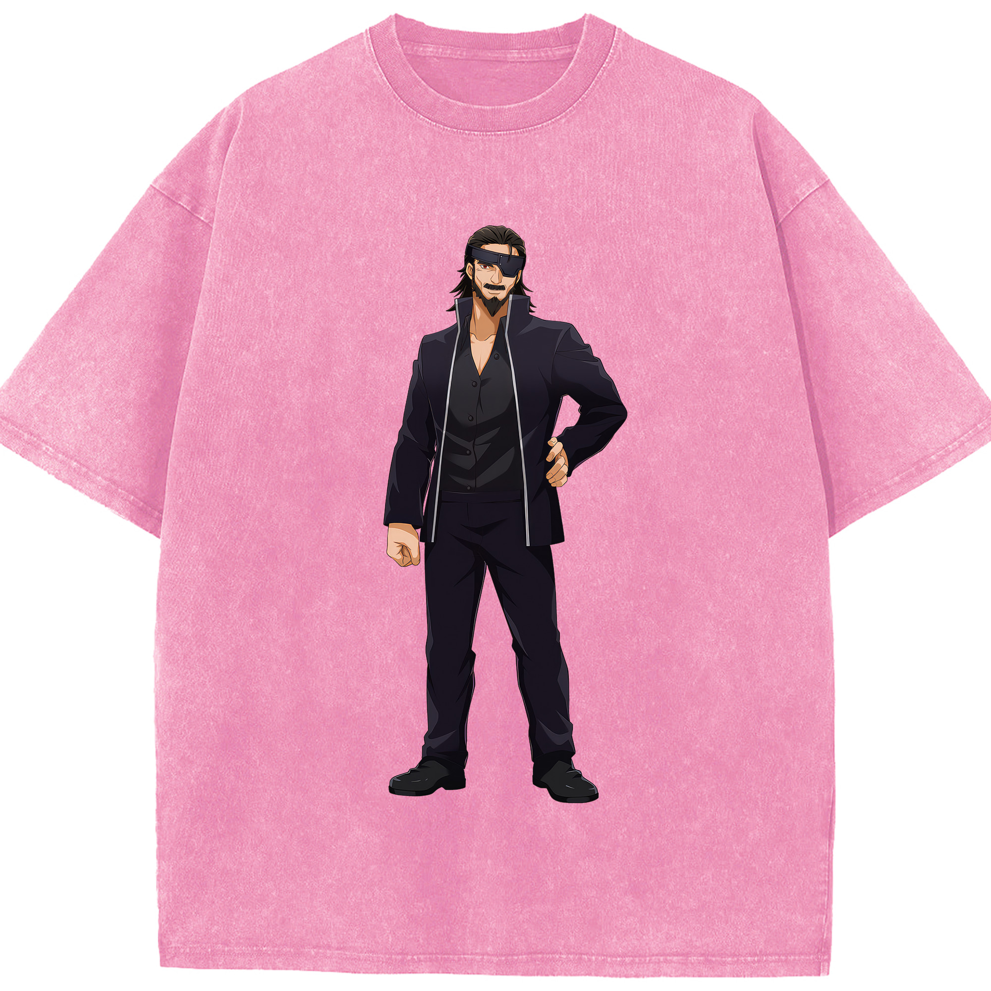 （画像用） 呪術廻戦 Jujutsu Kaisen 綿100% ヴィンテージ風 半袖Tシャツ（フロントプリント）